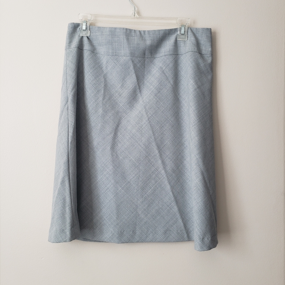 Express Grey Midi Skirt Size 8